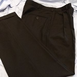 Slates dress pants black wool blend